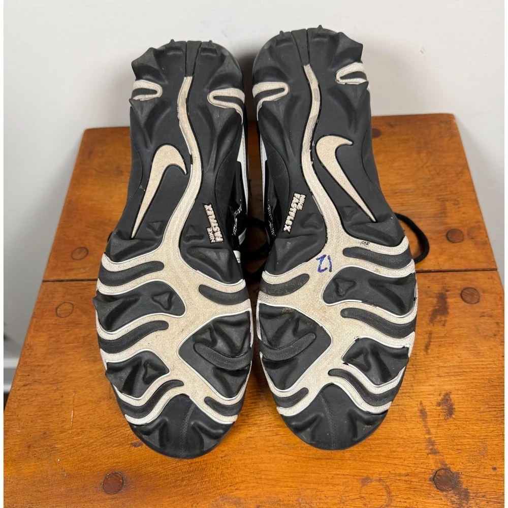 Nike Women's 9.5 Alpha Menace 3 Shark Cleats Black & White Style CV0954-001